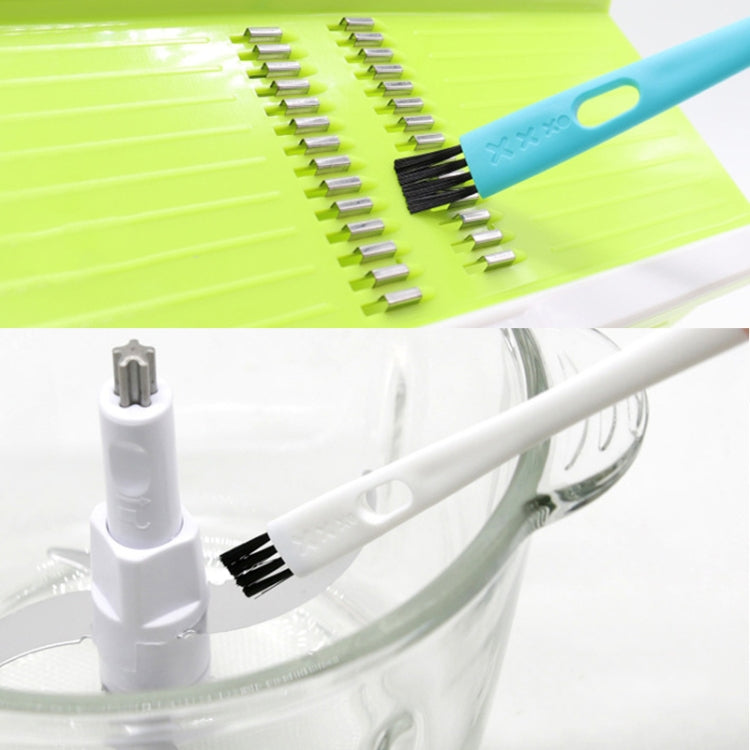 15 PCS Double-ended Cleaning Brush Coffee Maker Grinder Small Bristle Brush(Random Color Delivery)