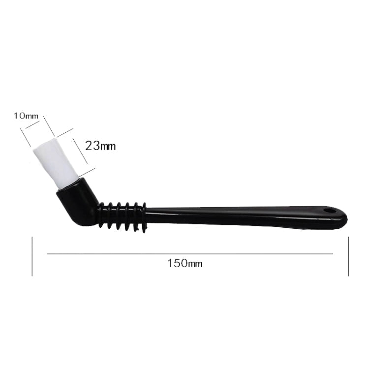 KFS-10 Short Handle Coffee Machine Cleaning Brush(White Hair)