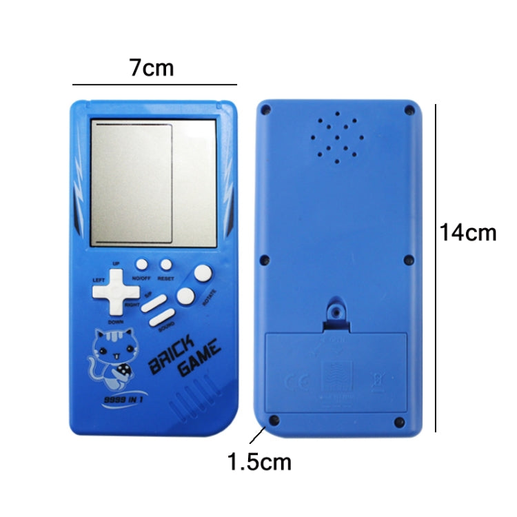 Large Screen Retro Children Handheld Game Console(Green)