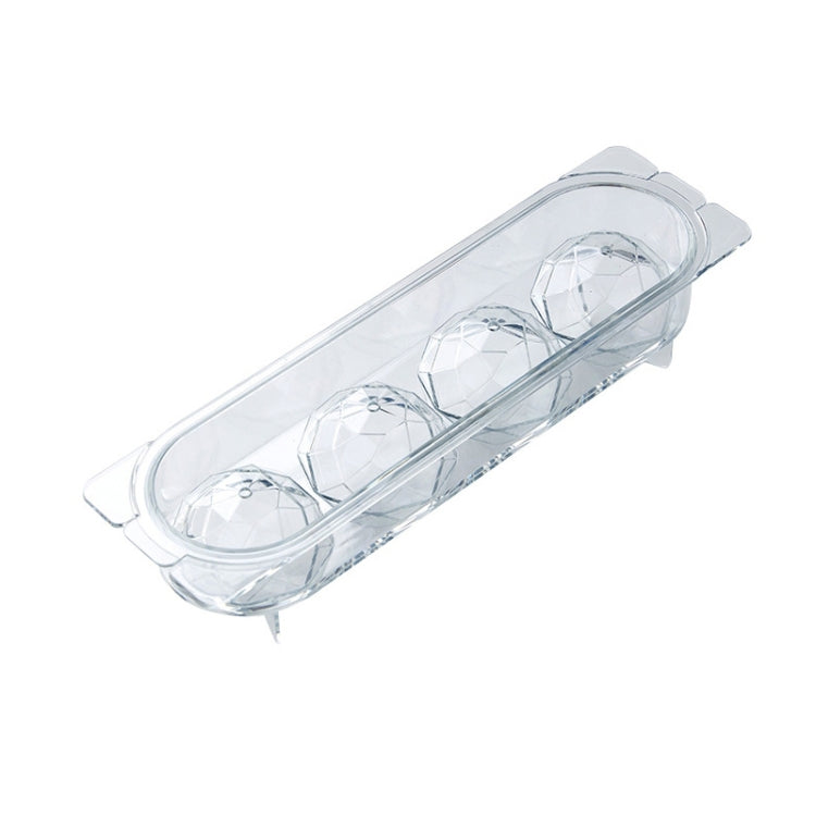 Household Food Grade Transparent Round Ice Cube Mold, Size: Small
