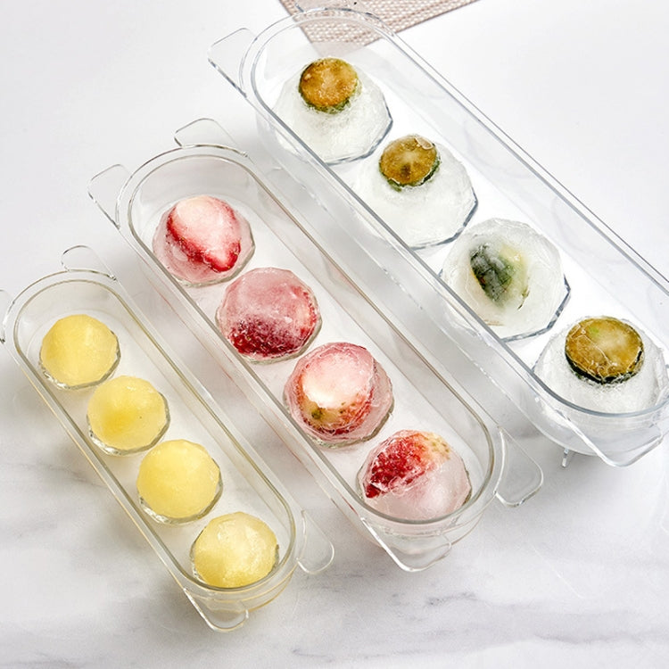 Household Food Grade Transparent Round Ice Cube Mold, Size: Medium