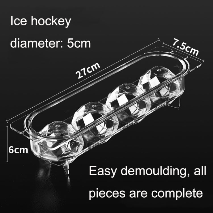 Household Food Grade Transparent Round Ice Cube Mold, Size: Large