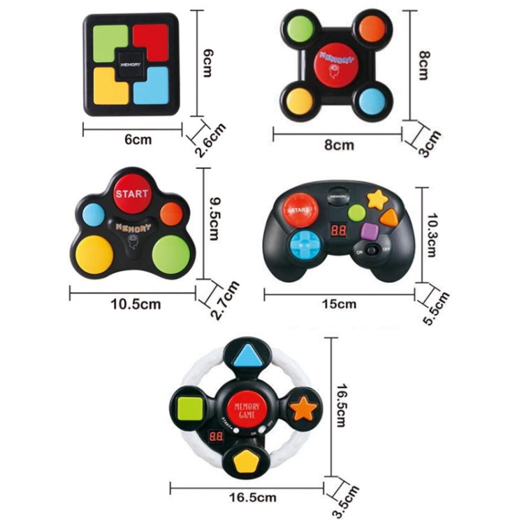 Children Educational Memory Training Game Machine, Style: Square