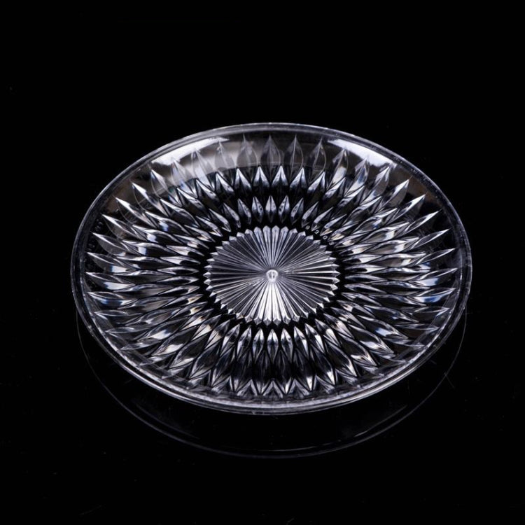 Acrylic Round Transparent Fruit Dish, Diameter: 30cm(Crystal)