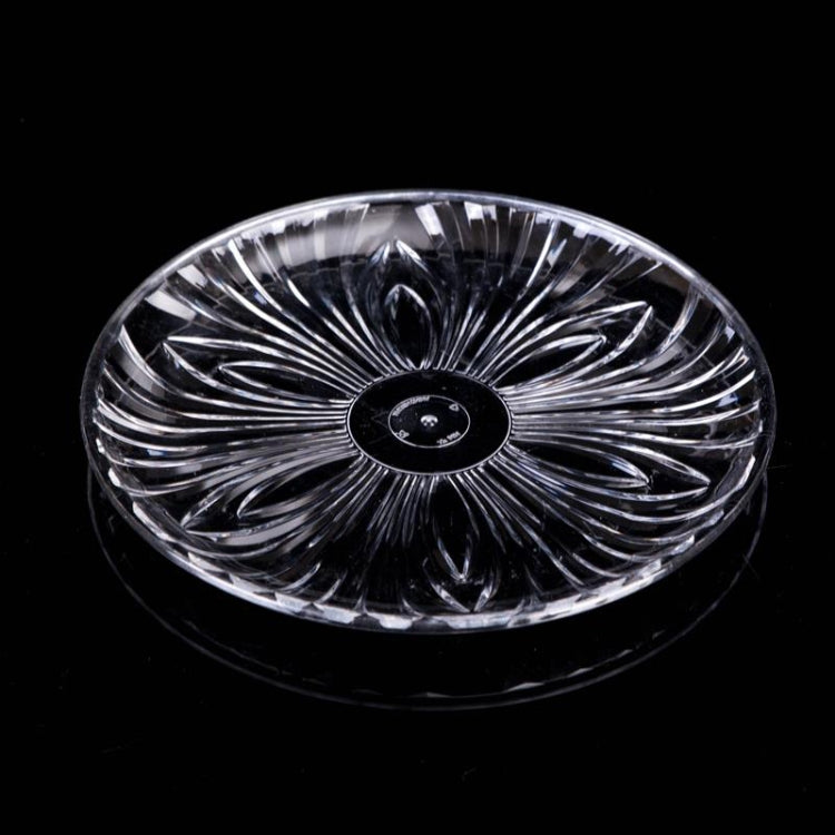 Acrylic Round Transparent Fruit Dish, Diameter: 35cm(Petals)
