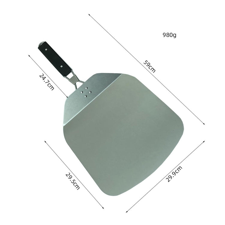 Handle Foldable Pizza Cake Aluminum Spatula(D)