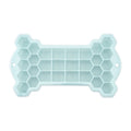 30 Grid Bone Honeycomb Silicone Ice Cube Mold with Lid(Mint Green)
