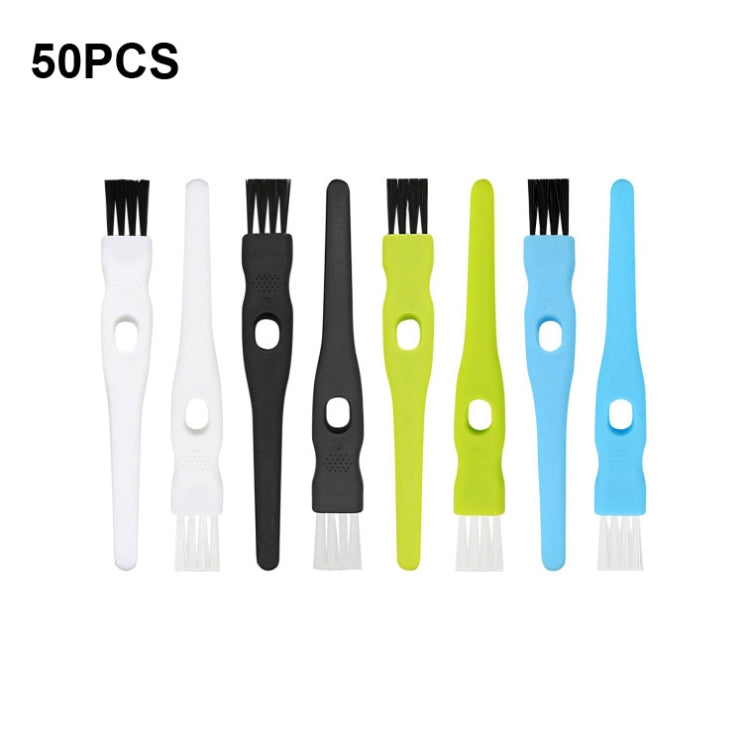 50 PCS Crevice Cleaning Brush Garlic Masher Brush Coffee Machine Brush(Random Color Delivery)