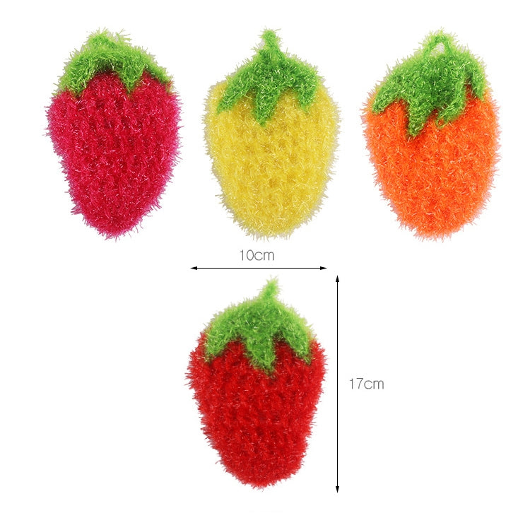 Three Leaf Strawberry Thickened Washbarn Napkins Kitchen(Color Random Delivery)