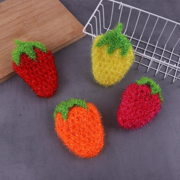 Three Leaf Strawberry Thickened Washbarn Napkins Kitchen(Color Random Delivery)