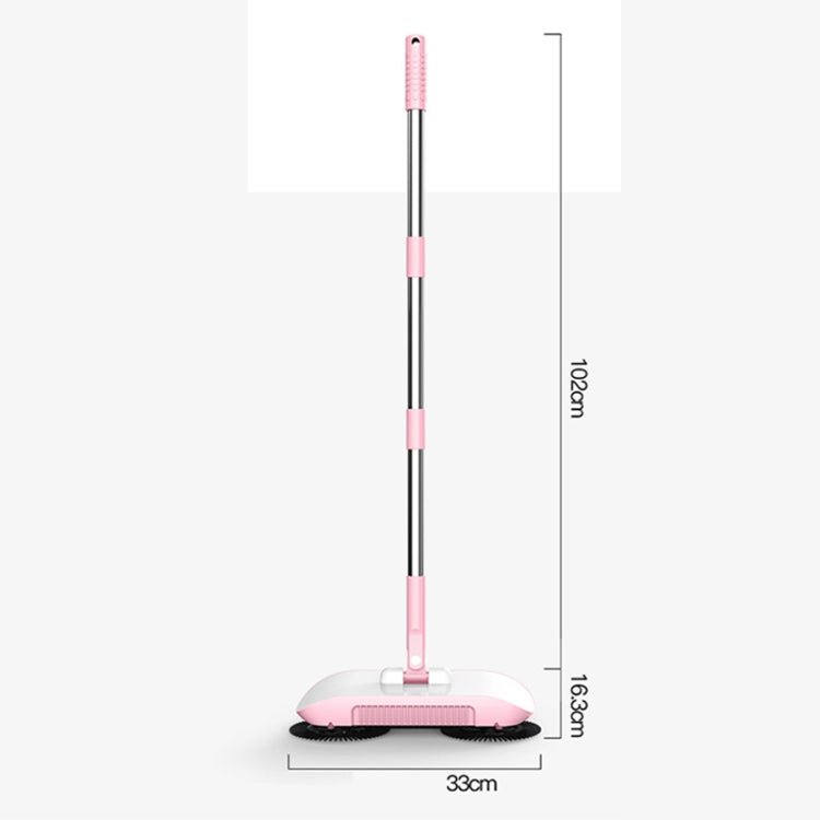 X2 Gear-assisted Walk-behind Sweeper, Specification: with 1 Rag(Pink)