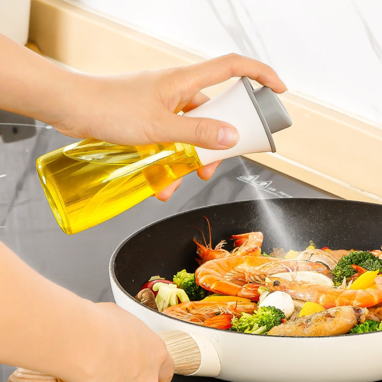 Large-caliber Press-type Cooking Barbecue Oil Spray Bottle(Pink)