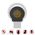 USB Car Mouse Repellent Ultrasonic Mosquito Insect Repellent With Atmosphere Light(Black)