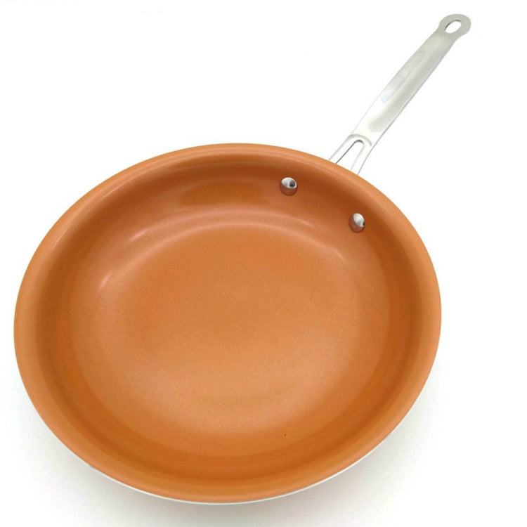 Induction Cooker Kitchen Pan Ceramic Coated Nonstick, Size:12 Inches