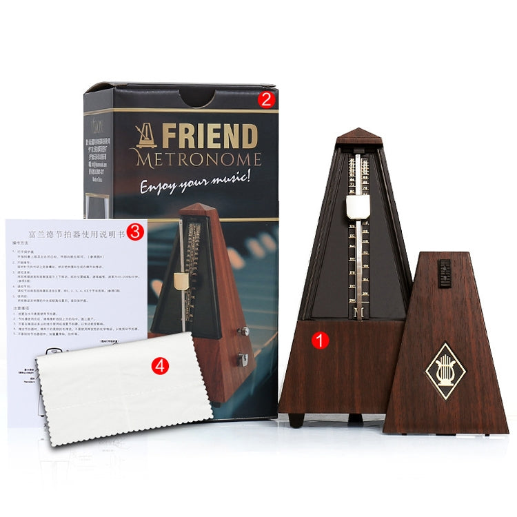 FRIEND Tower Mechanical Terrace Piano Guitar Violin Universal Rhythm Instrument(Tower Ebony Color)