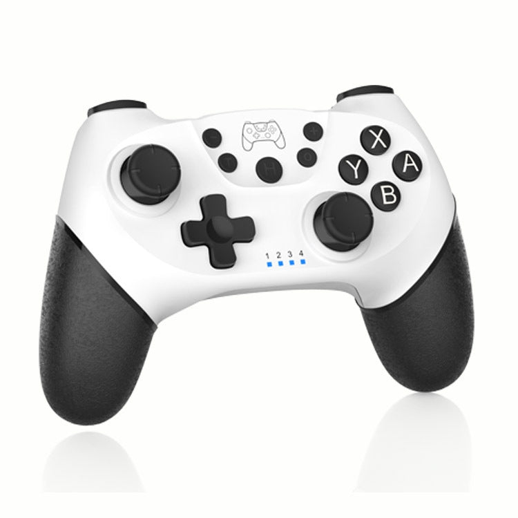 Vibration 6-axis Somatosensory Wireless Bluetooth Gamepad For Switch(Black White)