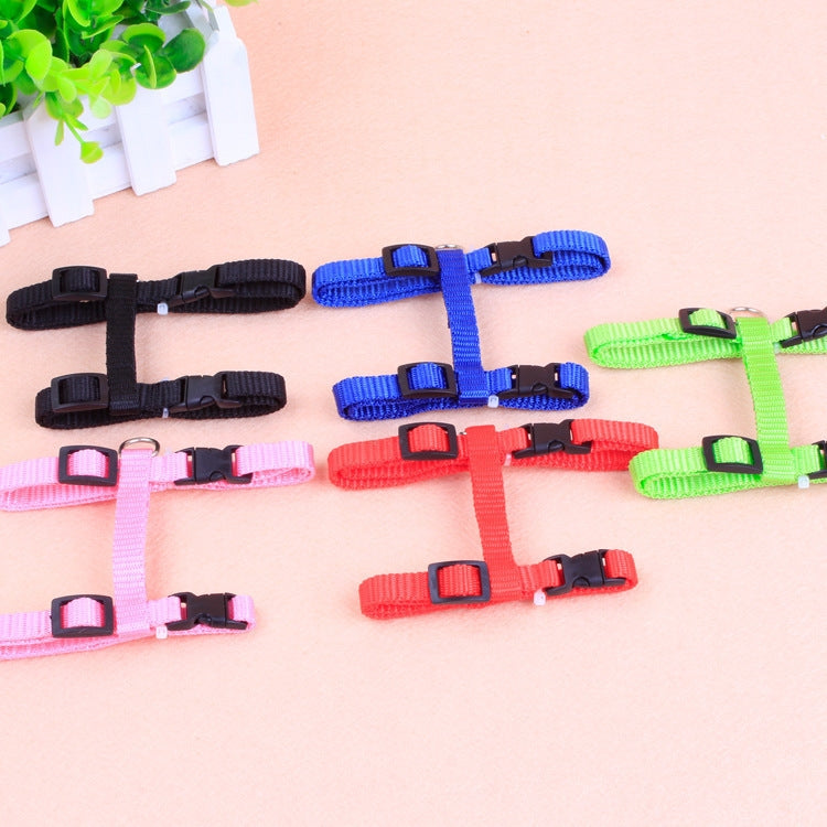 I-shaped Nylon Cat Leash Pet Chest Strap(Green)