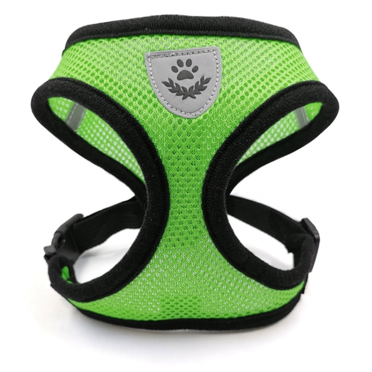 Pet Chest Strap Small Medium Dog Cat Breathable Dog Walking Vest, Size: S Chest Back(Green)