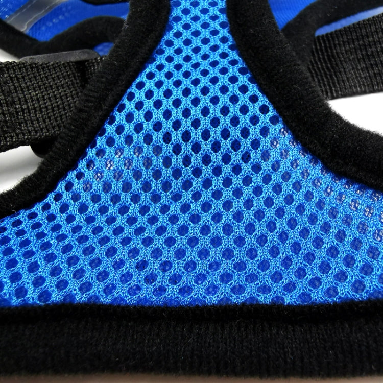 Pet Chest Strap Small Medium Dog Cat Breathable Dog Walking Vest, Size: M Chest Back(Black)