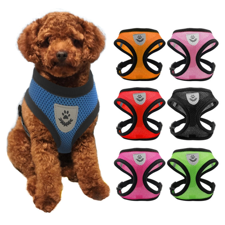 Pet Chest Strap Small Medium Dog Cat Breathable Dog Walking Vest, Size: M Chest Back(Green)