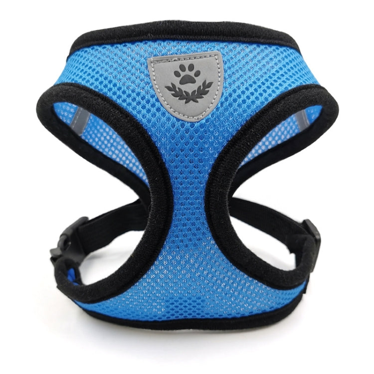 Pet Chest Strap Small Medium Dog Cat Breathable Dog Walking Vest, Size: XL Chest Back(Blue)