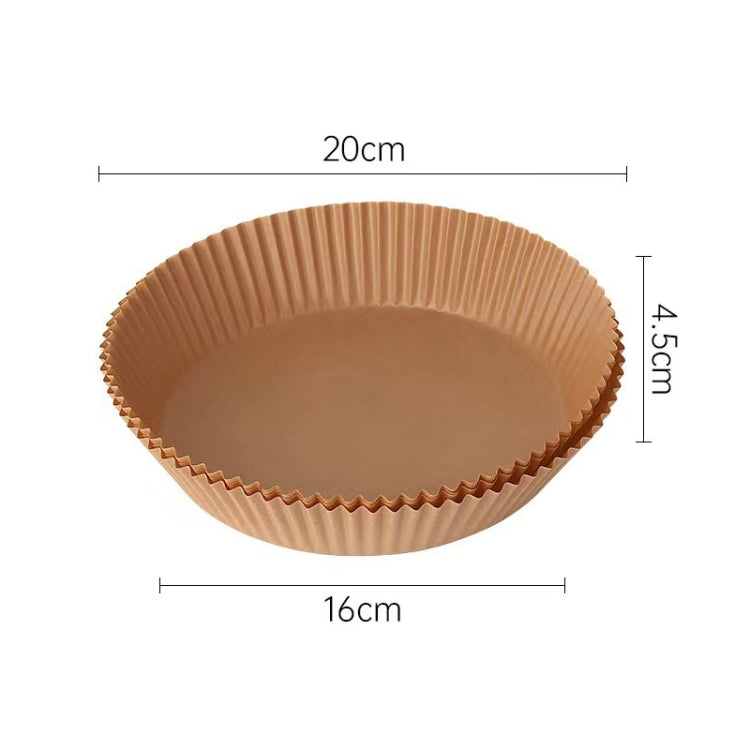 Home Air Fryer Baking Oil Absorbing Paper, Specification: Normal Color Boxed 50 PCS