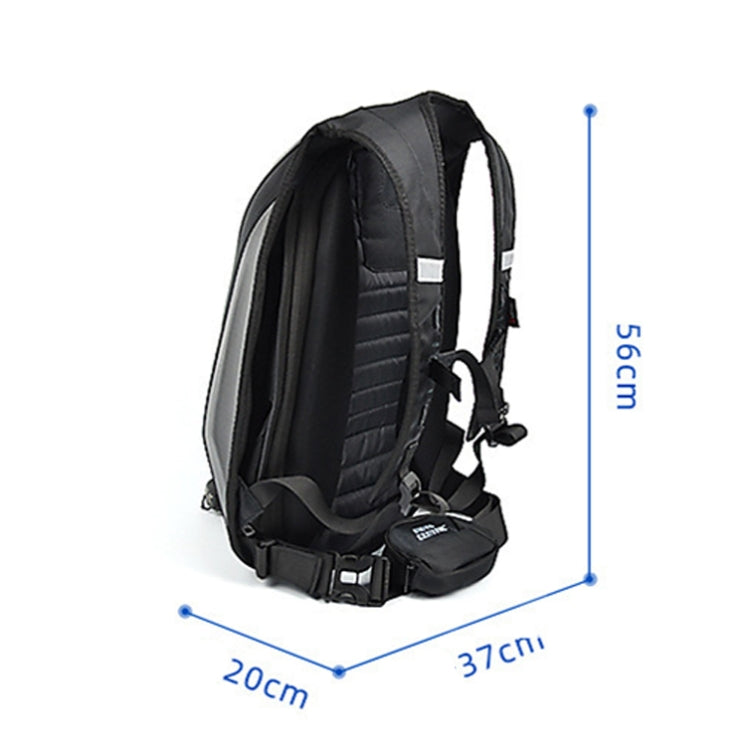 MOTOCENTRIC 11-MC-0077 Motorcycle EVA Turtle Shell Shape Riding Backpack(Green)