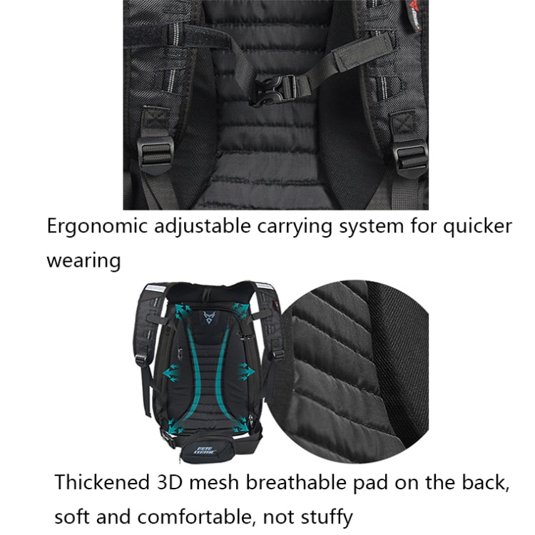 MOTOCENTRIC 11-MC-0077 Motorcycle EVA Turtle Shell Shape Riding Backpack(Green)