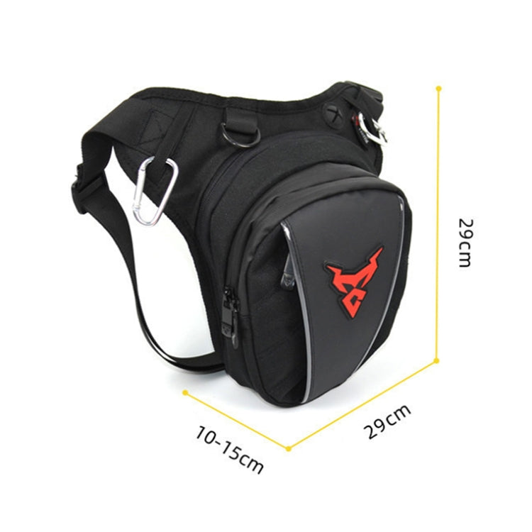 MOTOCENTRIC 11-MC-0105 Motorcycle Riding Leg Bag Waist Bag(Red)