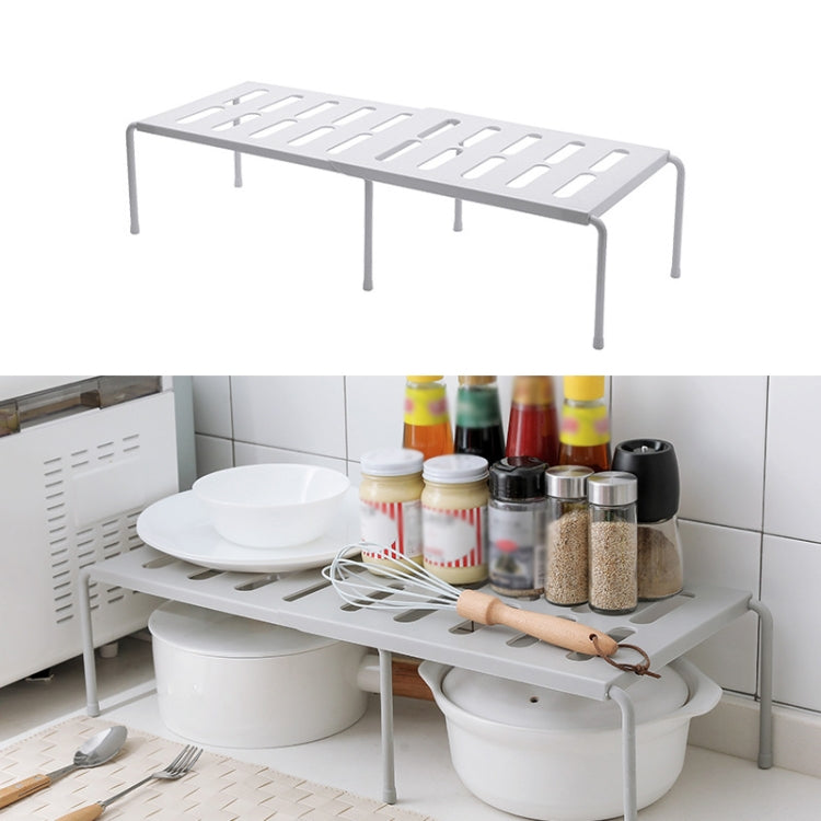 2460 Retractable Multifunctional Kitchen Shelf(White)