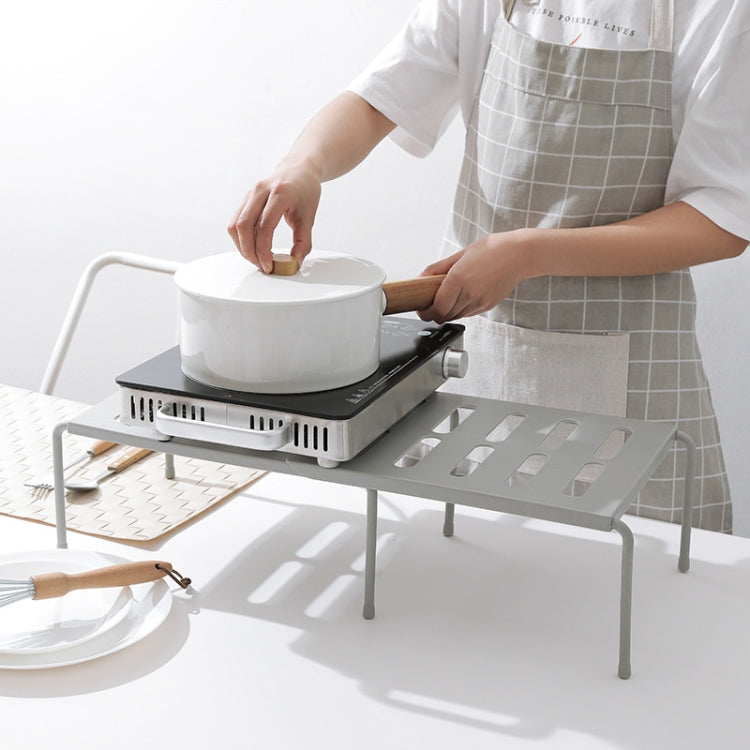 2460 Retractable Multifunctional Kitchen Shelf(White)