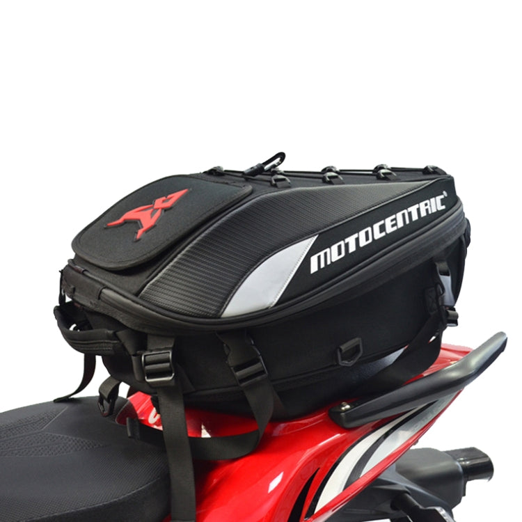 MOTOCENTRIC 11-MC-0102 Motorcycle Rear Seat Helmet Bag(Gray)