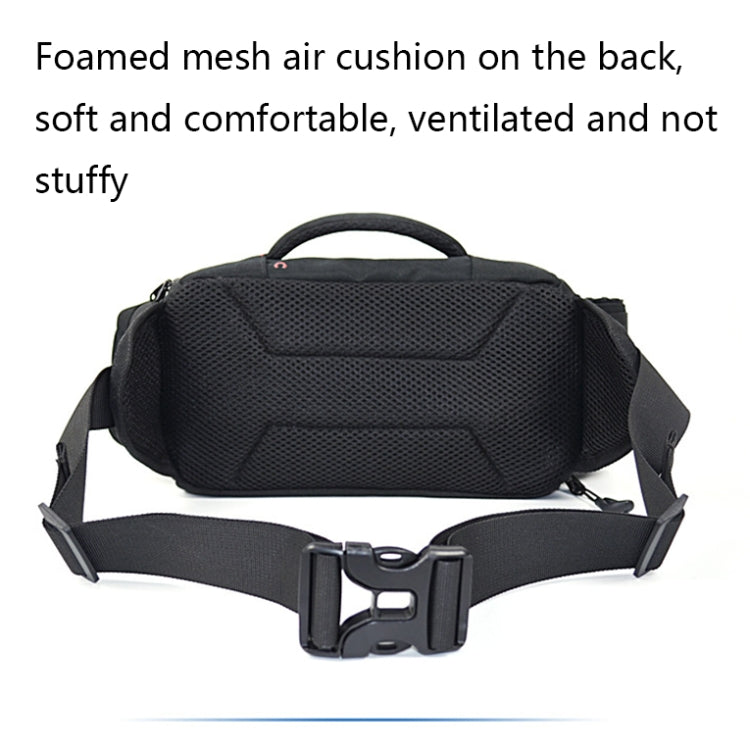 MOTOCENTRIC 11-MC-0112 Multifunctional Motorcycle Riding Messenger Waist Bag(Reflective)