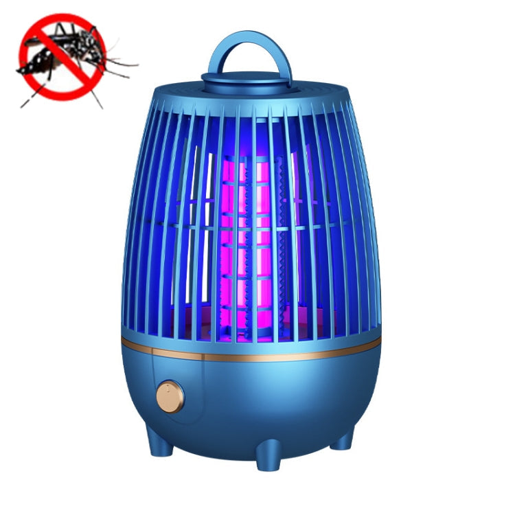 LED Mosquito Killer Lamp Home Photocatalyst USB Mushroom Mosquito Killer(Blue)