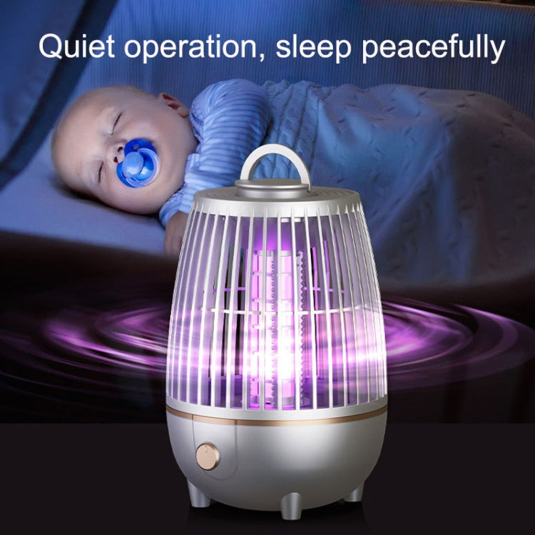 LED Mosquito Killer Lamp Home Photocatalyst USB Mushroom Mosquito Killer(Blue)
