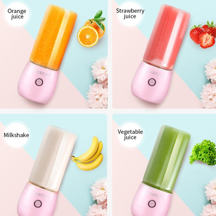 Household Fruit Juicer Portable Multi-Function Juice Cup(Goddess Pink)