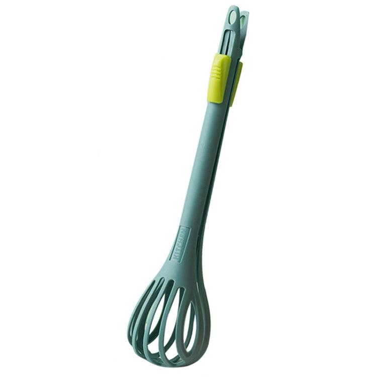 Multi-Purpose Nylon Eggbeater Dual-Use Food Clip Manual Mixer Baking Tool(Green)