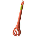 Multi-Purpose Nylon Eggbeater Dual-Use Food Clip Manual Mixer Baking Tool(Orange)