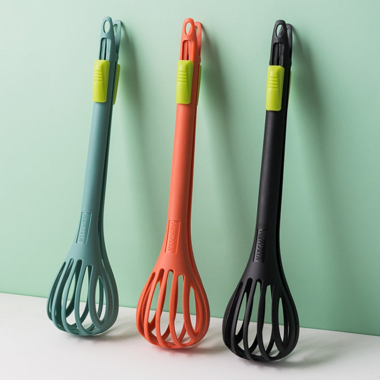 Multi-Purpose Nylon Eggbeater Dual-Use Food Clip Manual Mixer Baking Tool(Green)