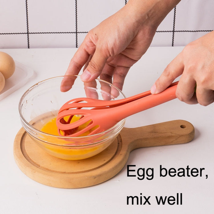 Multi-Purpose Nylon Eggbeater Dual-Use Food Clip Manual Mixer Baking Tool(Green)