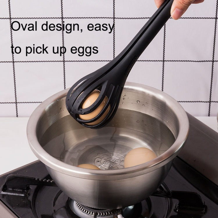 Multi-Purpose Nylon Eggbeater Dual-Use Food Clip Manual Mixer Baking Tool(Green)