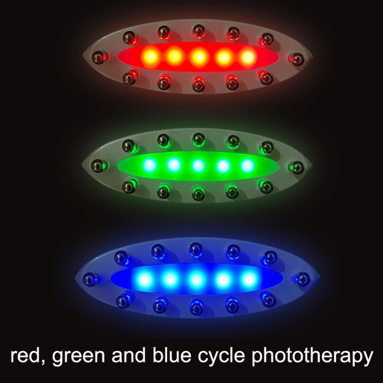 SM-2102 EMS Color Light Meridian Dredging Scraping Massager(White Silver)