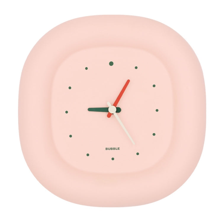 H-C-07 Living Room Home Bedroom Silent Clock Quartz Wall Watch(Cream Yellow)