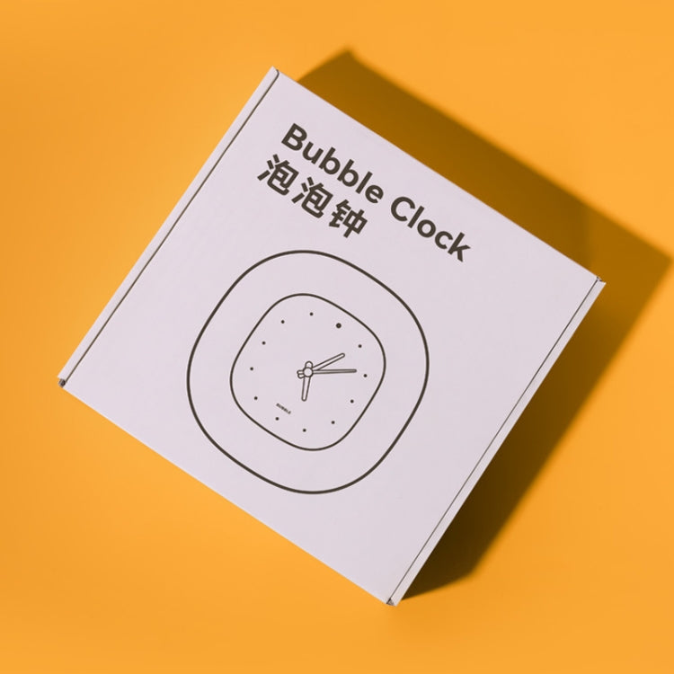 H-C-07 Living Room Home Bedroom Silent Clock Quartz Wall Watch(Cream Yellow)