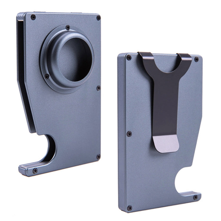 Tracker Card Holder Anti Loss RFID Wallet Card Holder for AirTag(Grey)