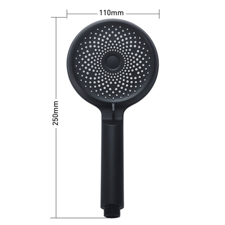 Home Handheld Silicone Supercharged Shower Nozzle, Style: White