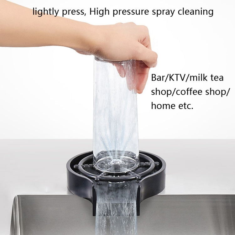 Automatic Faucet High Pressure Spray Washer, Style: Black+Soft Hose+G9/16 Three-way