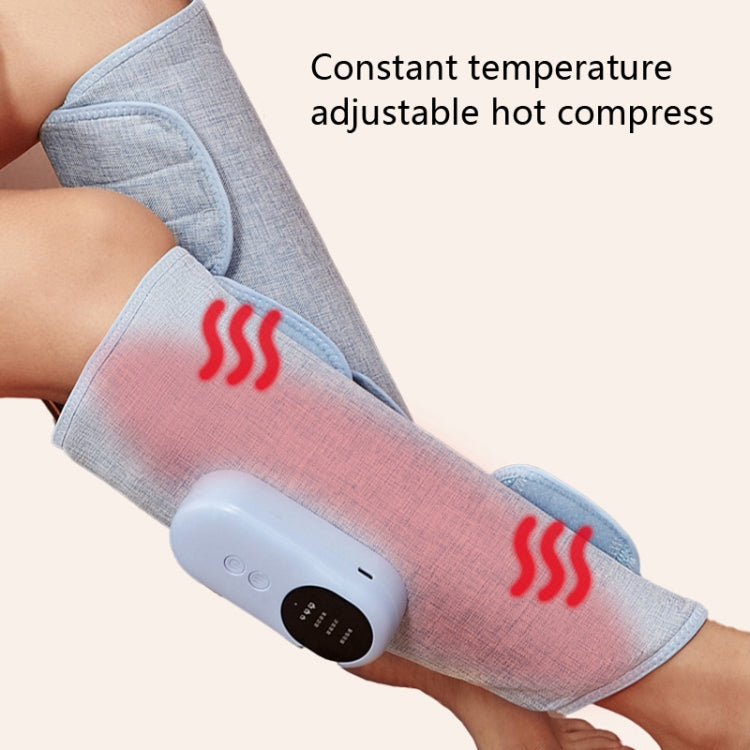 Home Constant Temperature Wireless Leg Massage, Style: Pink Double Hot Compress+Air Pressure