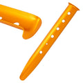 Outdoor Camping Tent Aluminum Alloy Tubular Ground Nails(Gold)