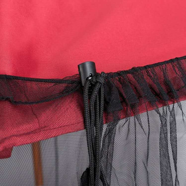 HY-0205 300 x 230 cm Outdoor Parasol Anti-mosquito Net Cover, Dimensions: Square Umbrellas(Black)